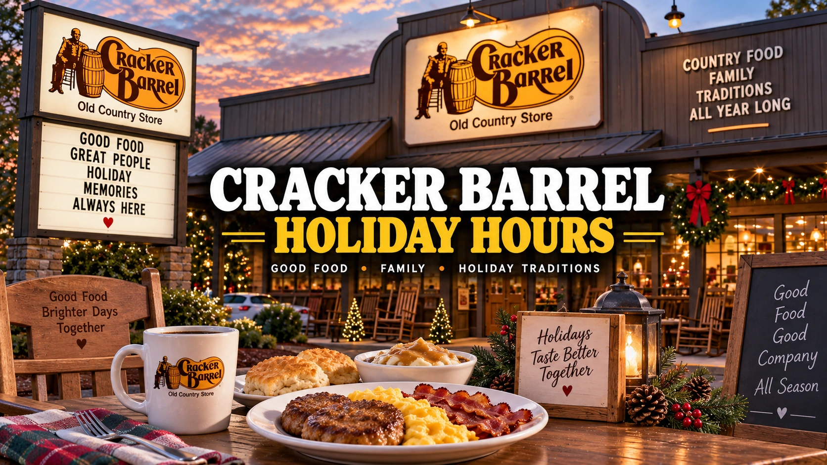 Cracker Barrel Holiday Hours