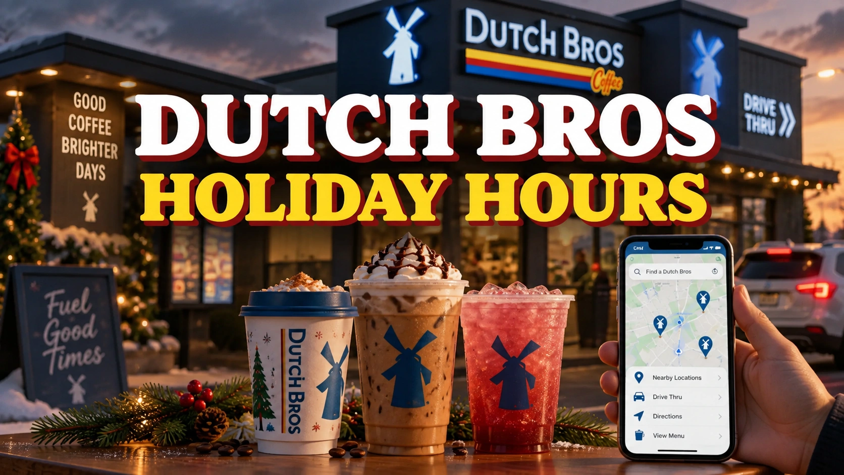 Dutch Bros Holiday Hours