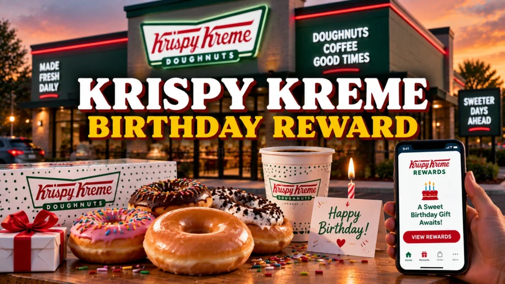 Krispy Kreme Birthday Reward