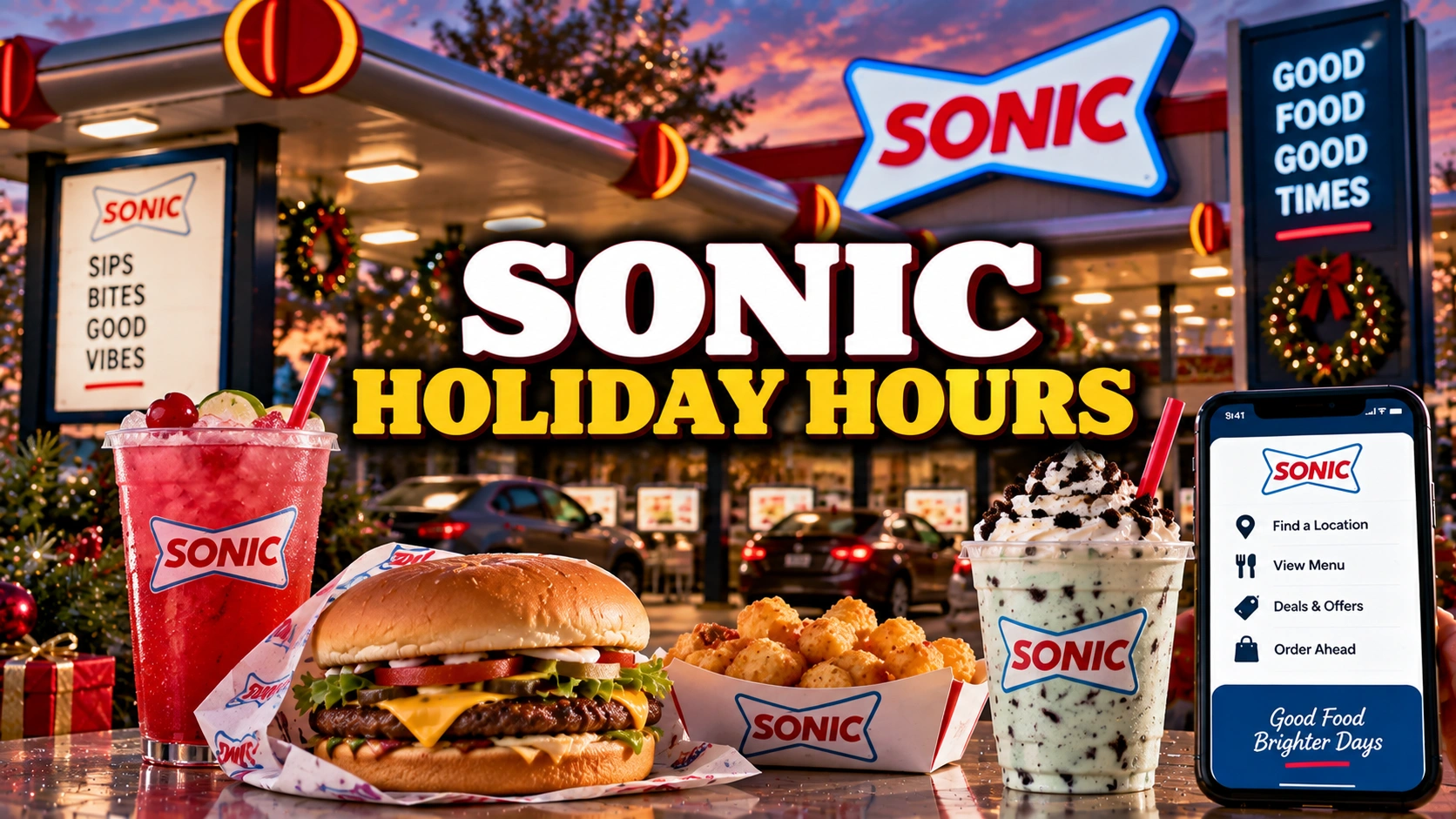 Sonic Holiday Hours