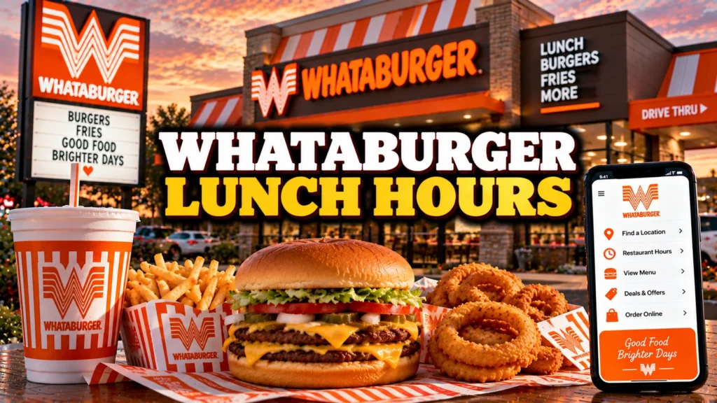 Whataburger Lunch Hours 2026: When Is Lunch Served? - FoodHoursToday