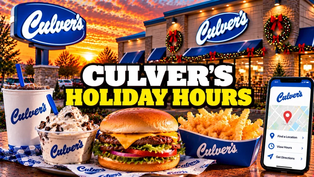 Culver’s Holiday Hours