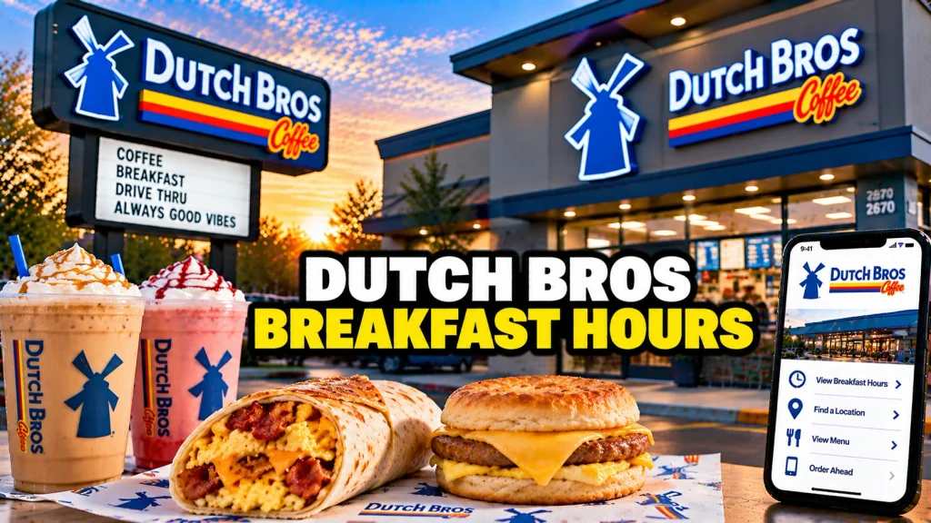 Dutch Bros Breakfast Hours 2026: Start, End Times & Menu - FoodHoursToday