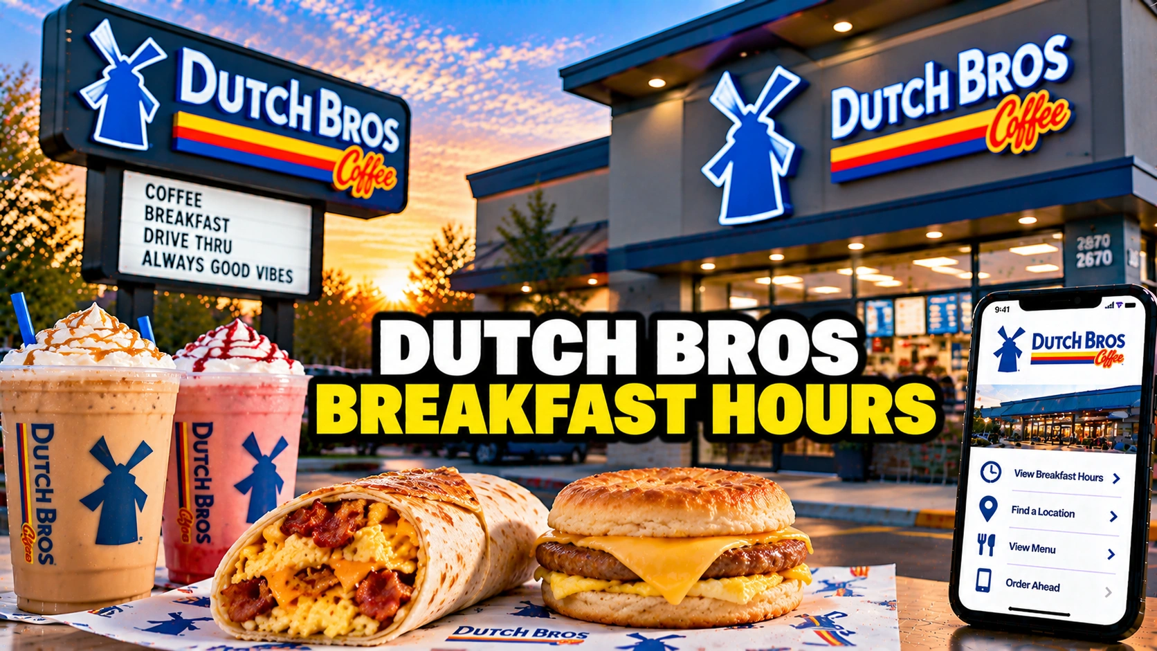 Dutch Bros Breakfast Hours 2026: Start, End Times & Menu - FoodHoursToday