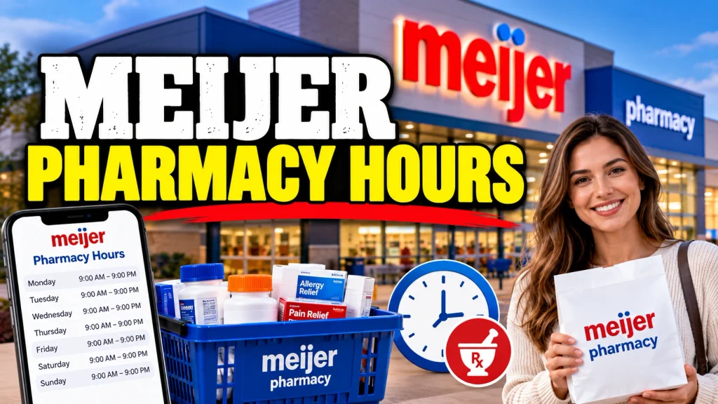 Meijer Pharmacy Hours
