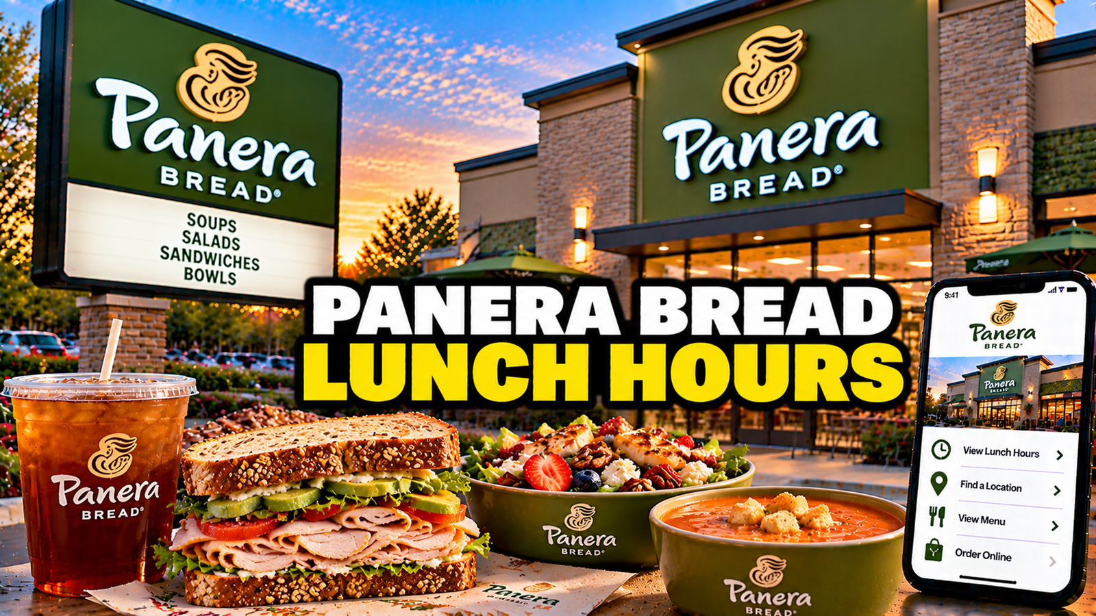 Paneriam Panera Bread Lunch Hours 2026: Start, End & Menu Times - FoodHoursToday
