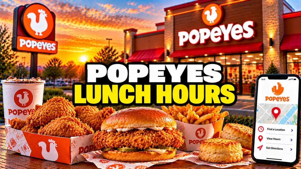 Popeyes Lunch Hours
