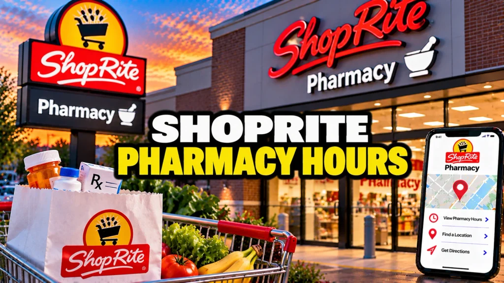 ShopRite Pharmacy Hours