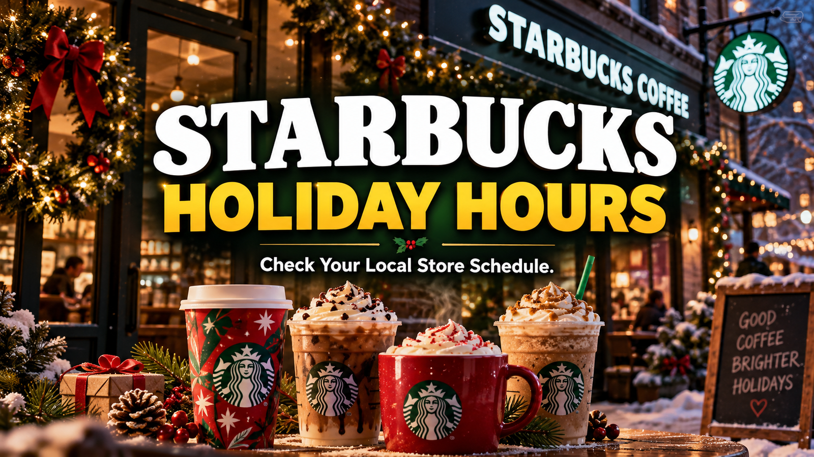 Starbucks Holiday Hours